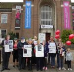 Save The Grange 3,500 signature petition handover to Salford Mayor